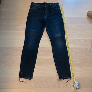 Mother denim jeans. Size 28. Color deep blue.